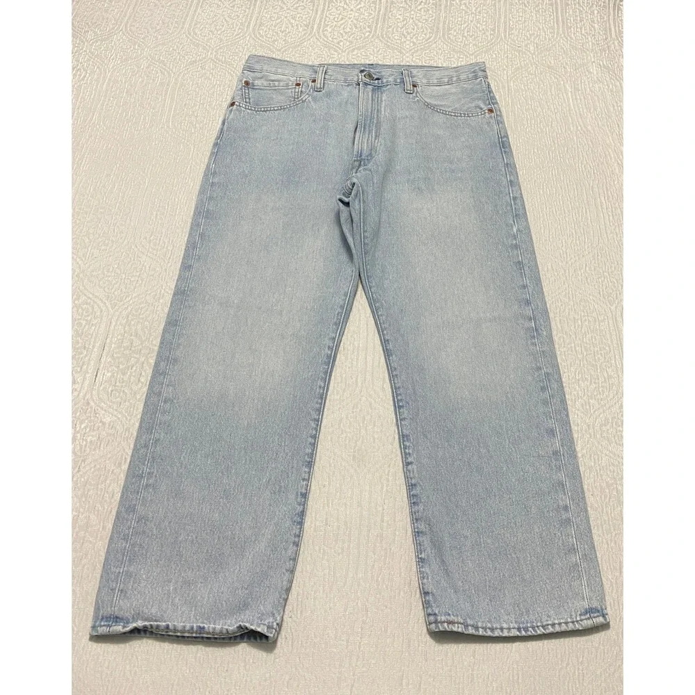 Levi's 551 Z Premium Light Wash‎ Denim Jeans 36×26 Menswear Cotton Hemp Big E